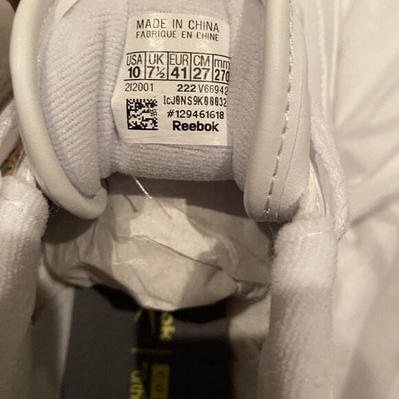 Reebok Womens Classic Renaissance White Casual Shoes V66942 - Picture 4 of 7